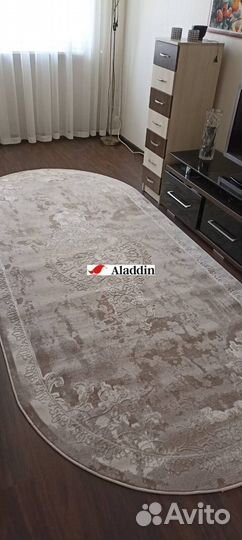 Ковер новый овальный куглый