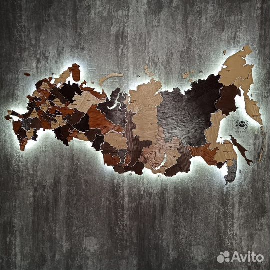 Качественная деревянная карта мира из дерева, Элек