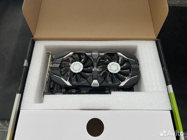 Видеокарта gtx 1050 ti 4gb MSI