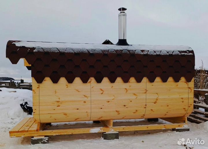 Баня бочка под ключ от производителя