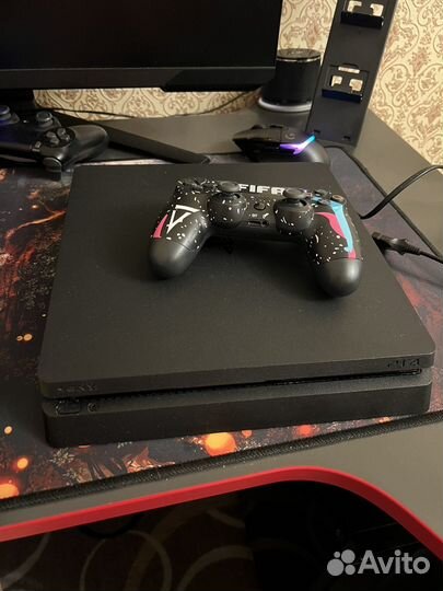Sony playstation 4 slim с играми
