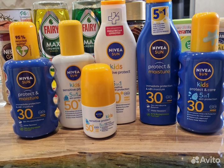 Крем Nivea Sun солнцезащитный 5in1 из Финляндии