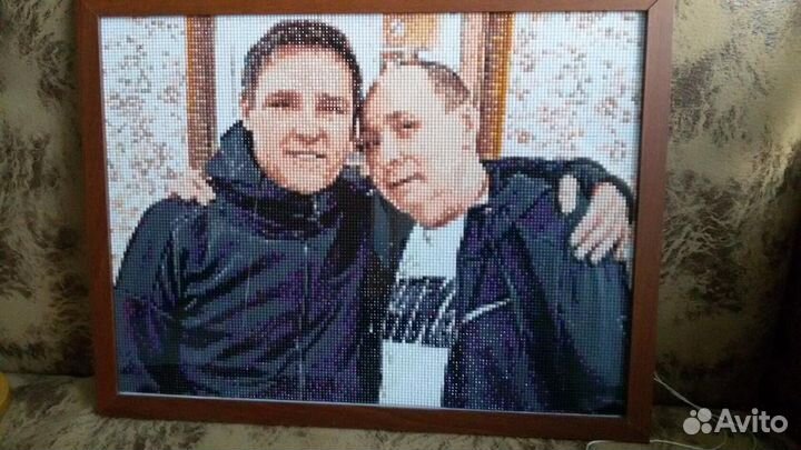 Алмазная мозаика по фото - производство