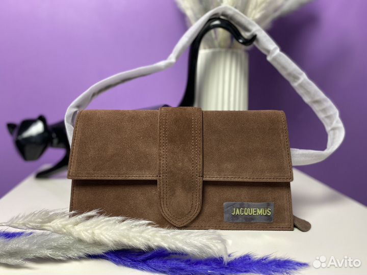 Сумка женская jacquemus натуральная замша