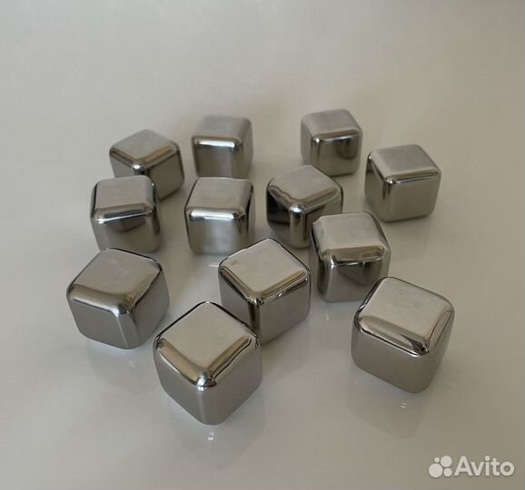 Стальные кубики для виски