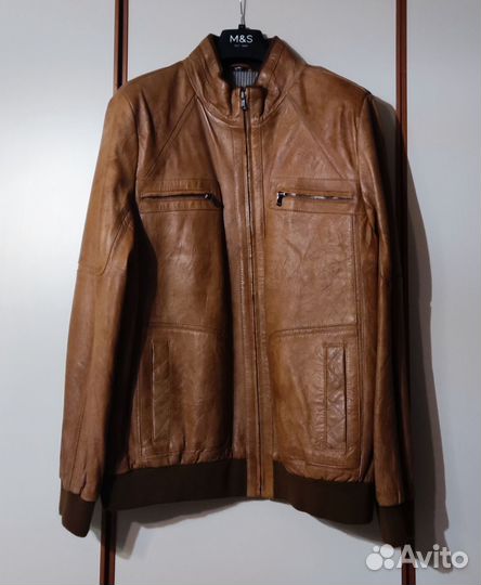 Кожаная куртка новая мужская