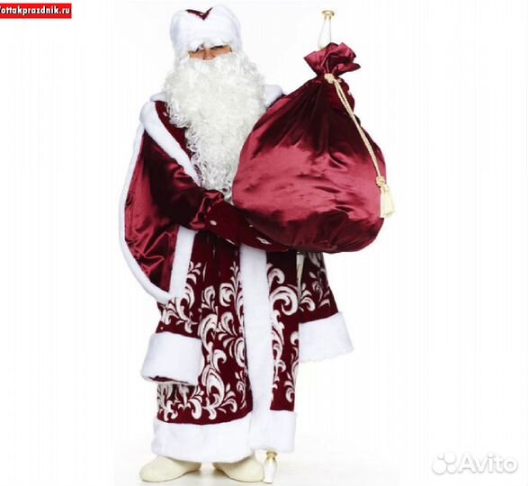 Карнавальный костюм деда мороза и снегурочки