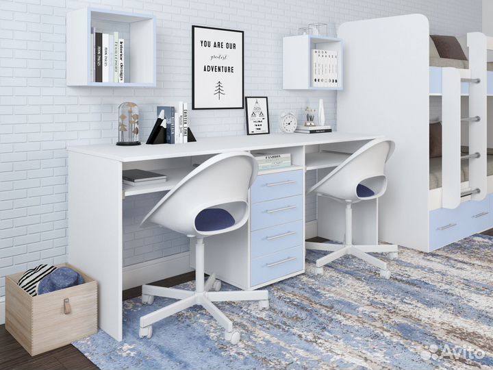 Письменный стол для двоих Лаворо