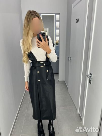 Юбка комбинезон платье zara xs