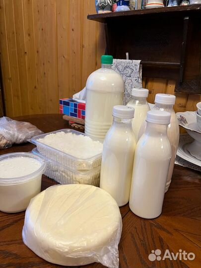 Молоко домашнее коровье, козье