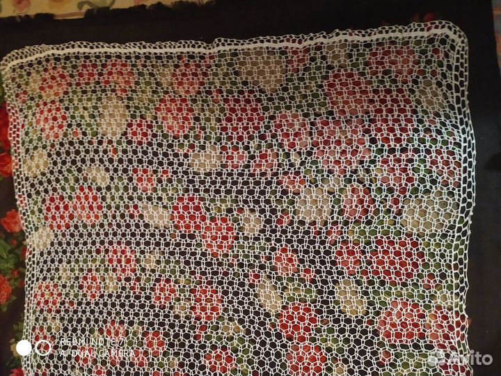 Покрывало вязаное