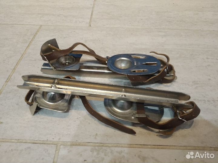 Коньки детские двухполозные СССР