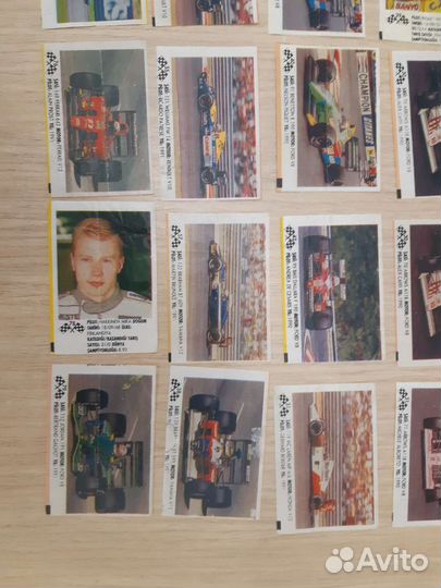 Вкладыши от жвачек Formula 1