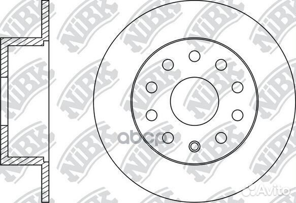 Диск тормозной NiBK RN33004 NiBK