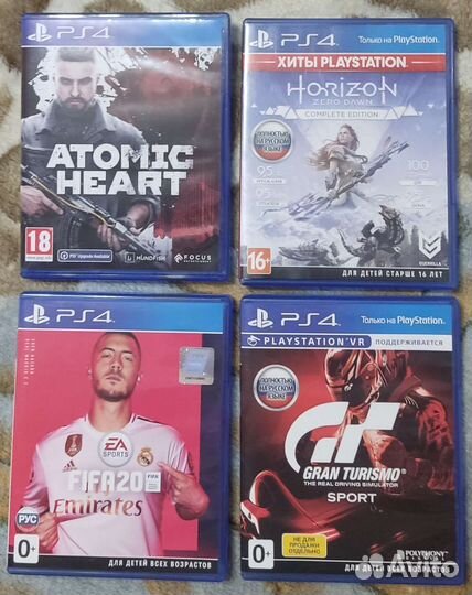 Игры для приставок ps4