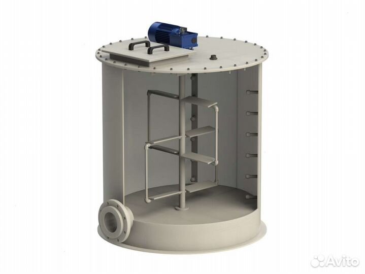 Полипропиленовый реактор с мешалкой (BPb4e8)