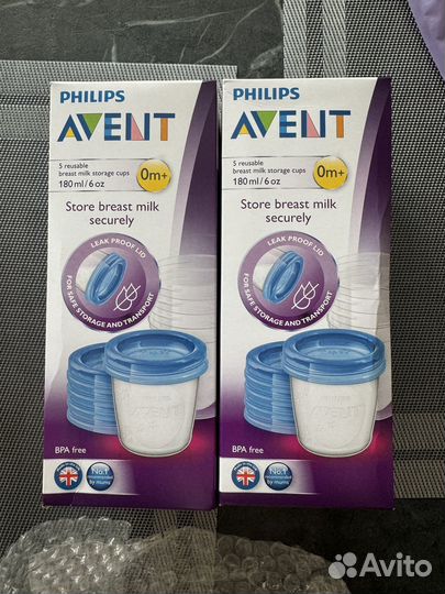 Контейнеры Philips Avent для хранения молока