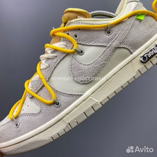 Кроссовки Nike Dunk Low Off-White - Lot 39