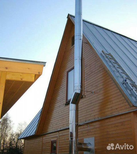 Сэндвич-труба Для Дымохода 120х200, L-1м