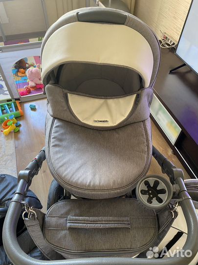 Коляска adamex monte carbon 3 в 1, bebe mobile