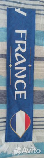 Сувенирный шарф с Матча чм 2018 уругвай- франция