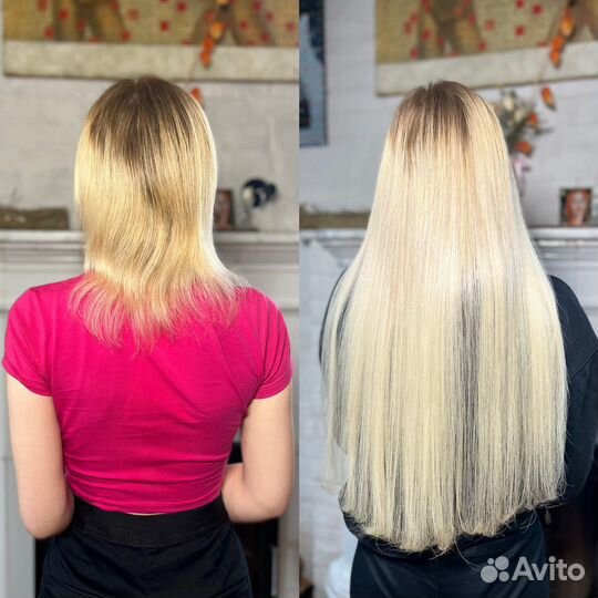 Наращивание волос/коррекция. Волосы в наличии