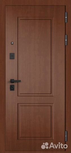 Входная дверь в квартиру с зеркалом