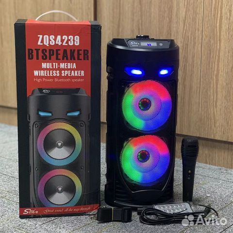Портативная Bluetooth колонка с Караоке/Микрофоном