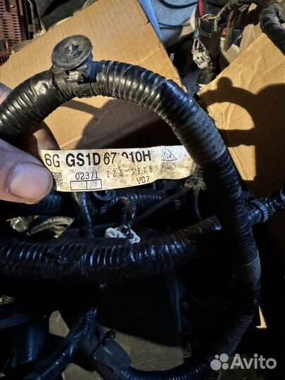 Коса подкапотная mazda 6 gh