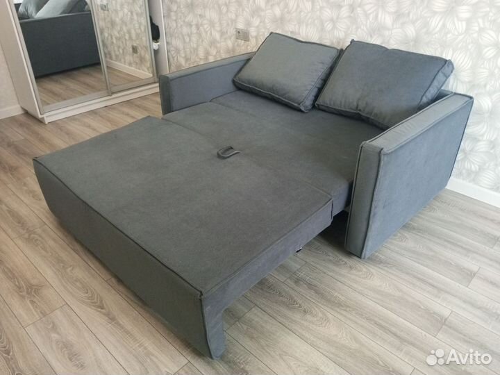 Диван раскладной аккордеон Лофт серый