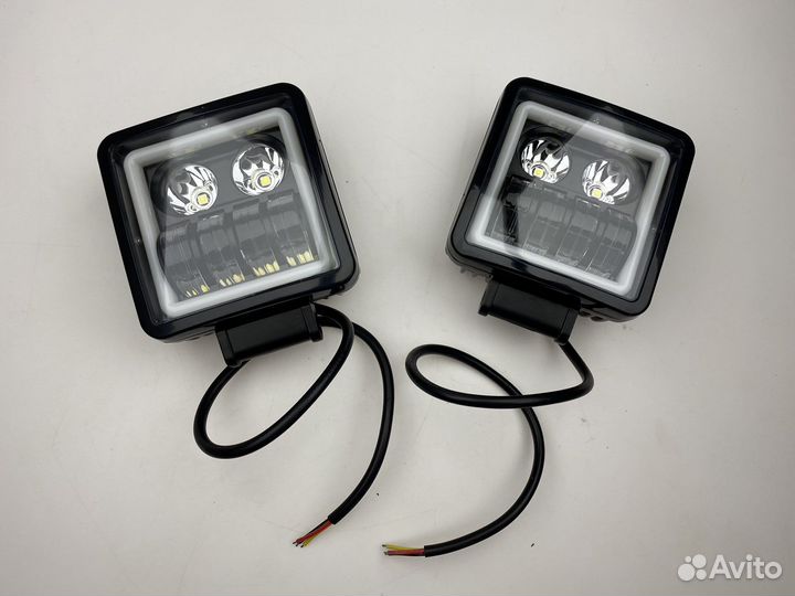 Диодная LED фара ближнего,дальнего света с стг