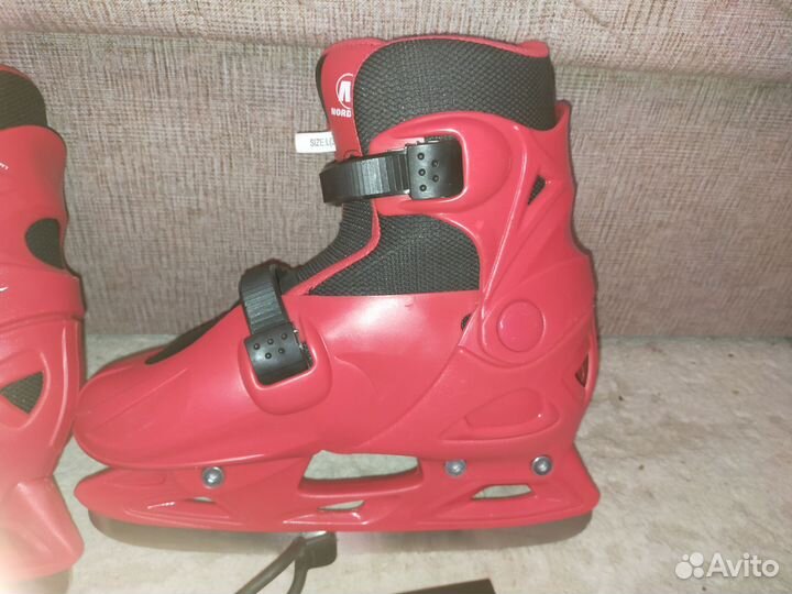 Коньки детские Nordway раздвижные 34-37р