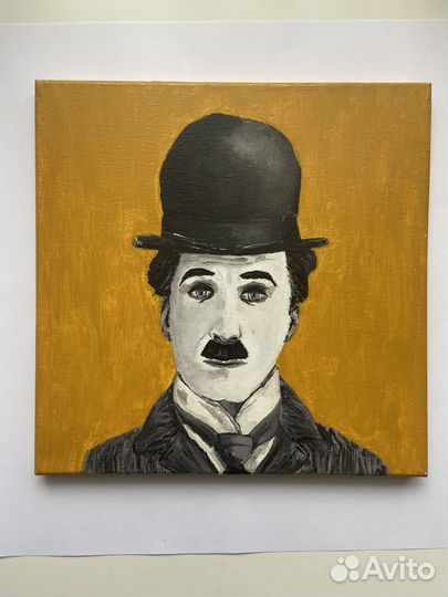 Интерьерная картина, портрет Чарльза Чаплина