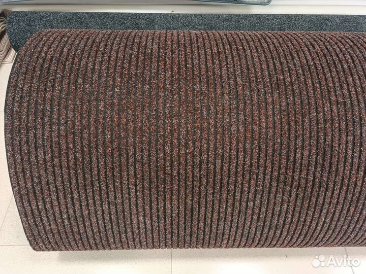 Грязезащитный коврик резиновая основе коричневый