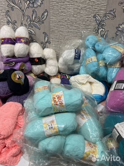 Продаю пряжу,нитки мохер-акрил,альпака)
