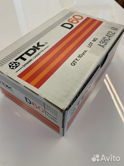 Аудиокассеты TDK D 60. japan. 1982 год