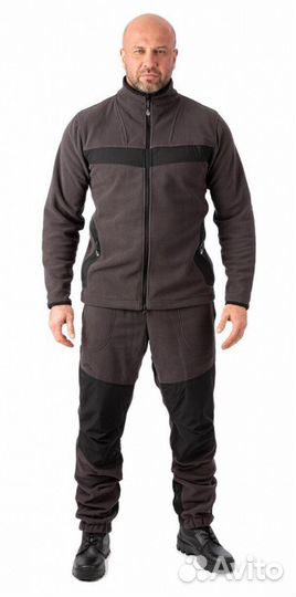 Костюм Nova Tex Фарватер grayling флис, графит, р