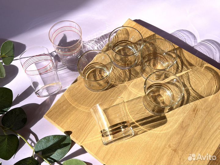 Стопки рюмки СССР стеклянные винтаж маленькие