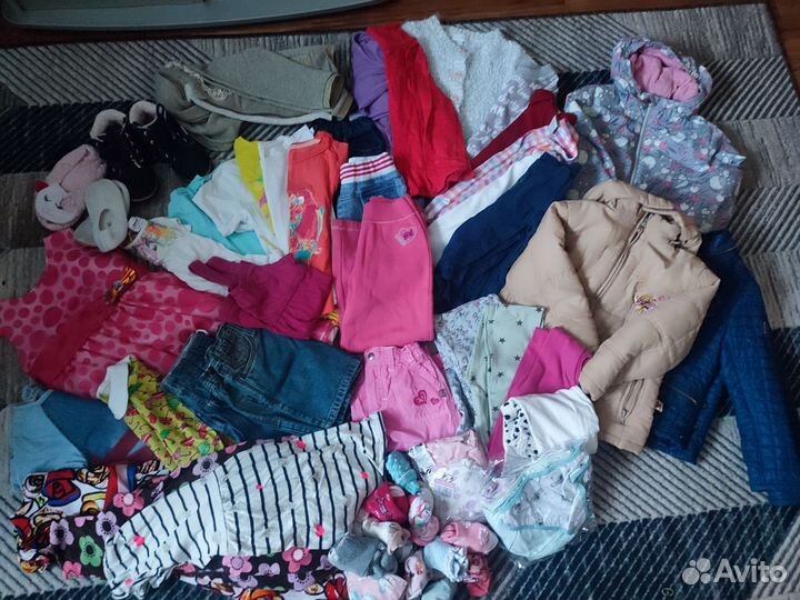Пакет вещей на девочку 110-116 на осень, в садик