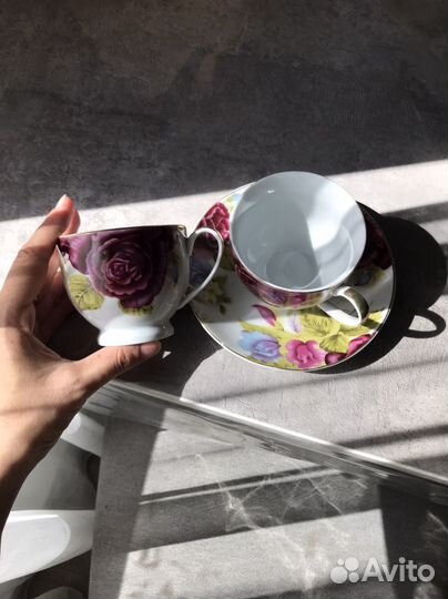 Сервиз чайный новый набор чайных кружек