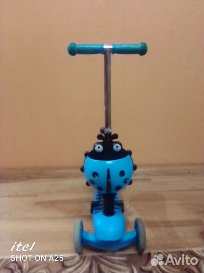 Самокат детский трехколесный с сиденьем бу