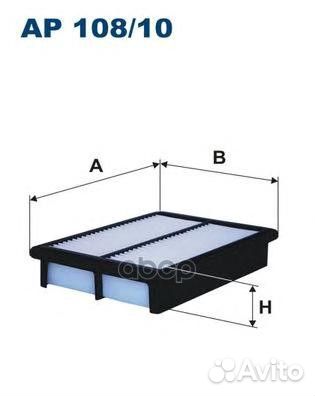 AP 108/10 фильтр воздушный Hyundai H1 2.5CRDi