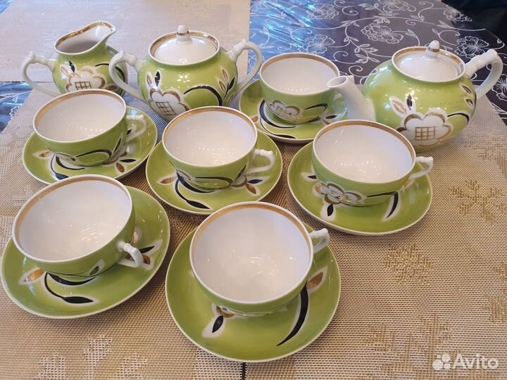 Сервиз чайный Дулево Зеленый сад