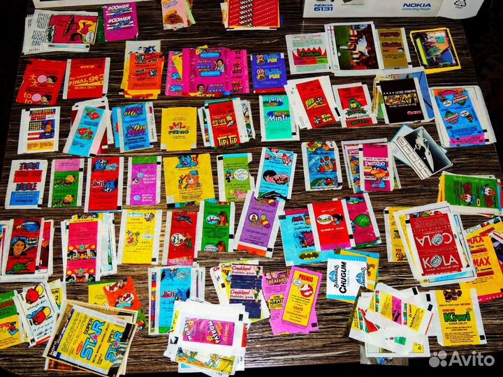 Вкладыши от жвачек