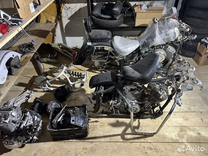 Yamaha XVS400 dragstar classic custom запчасти