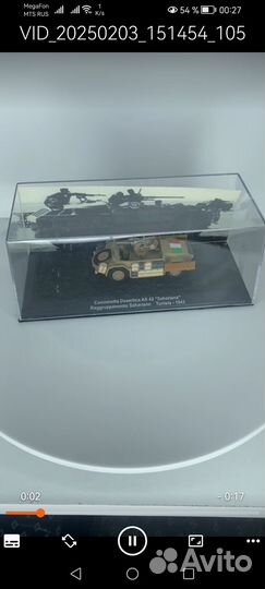 Модель итальянского броневика Сахариана, 1/72