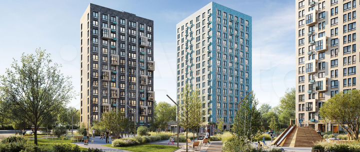 2-к. квартира, 40,8 м², 2/17 эт.