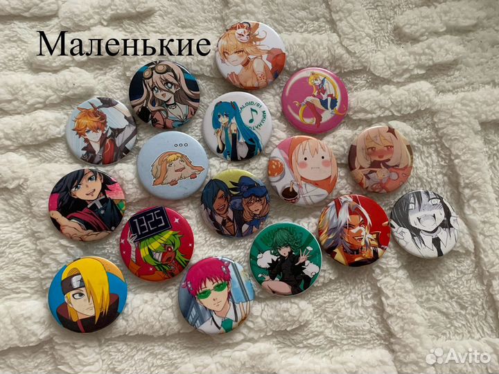 Значки с аниме