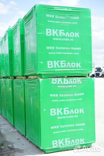 Газосиликатный блок вкб