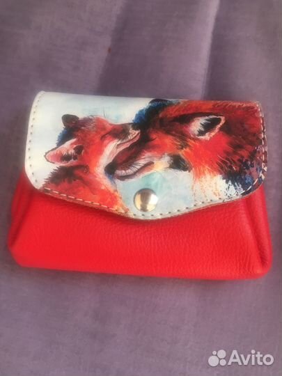 Кошелёк с лисичками